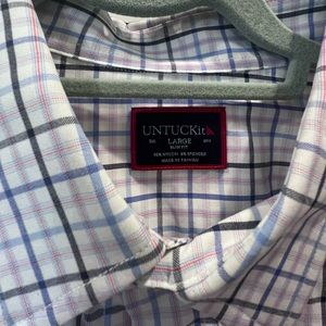 UNTUCKit plaid button up - used in excellent condition!